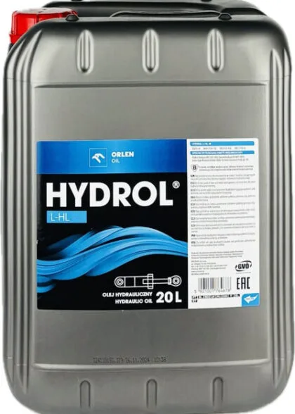 Olej hydrauliczny hydrol hl 100