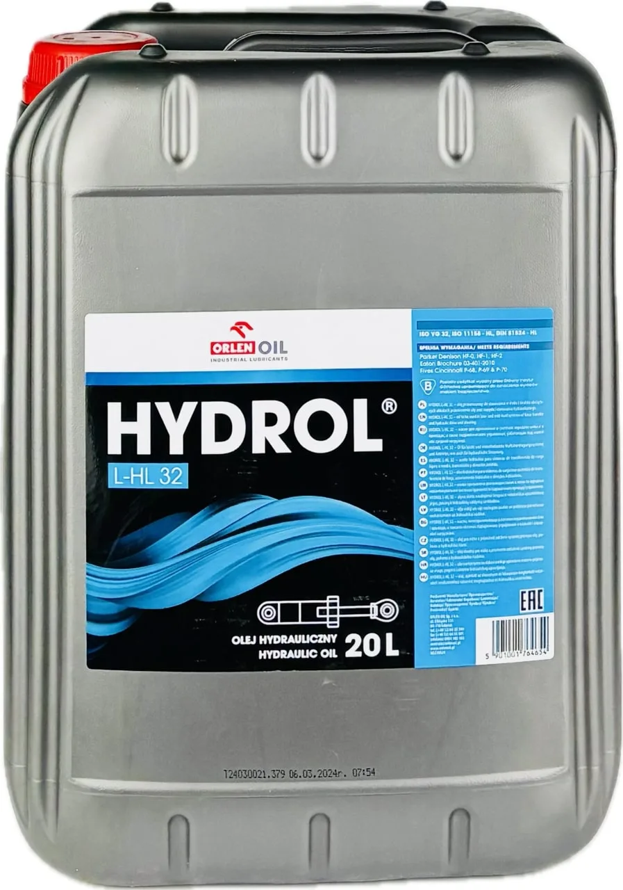 Olej hydrauliczny hydrol l-hl 32