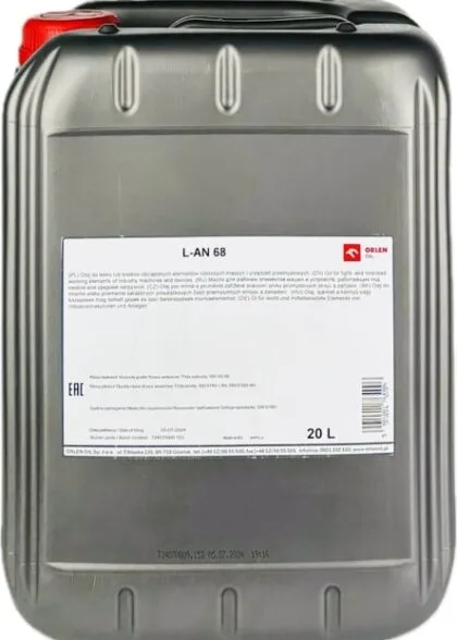 Olej maszynowy orlen oil L-AN 68