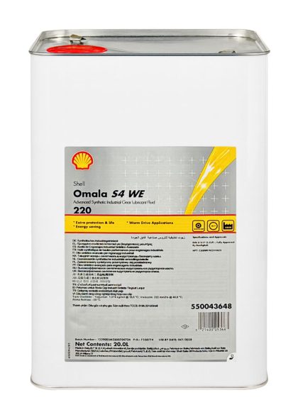 Shell Omala S4 WE 150 – syntetyczny olej przekładniowy do przekładni ślimakowych