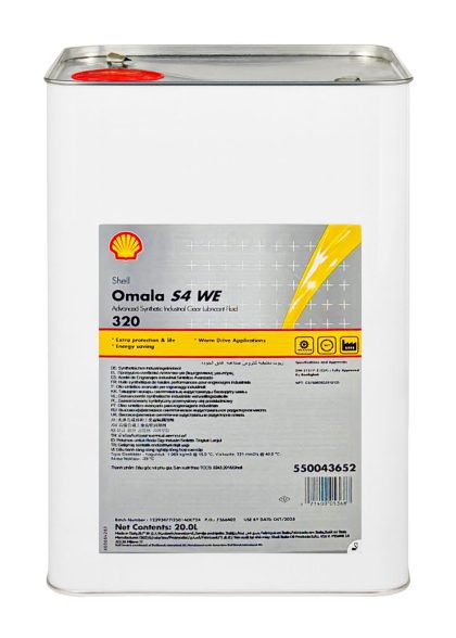 Shell Omala S4 WE 320, syntetyczny olej przekładniowy PAG 320