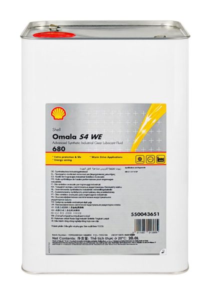 Shell Omala S4 WE 680 syntetyczny olej przekładniowy 20L