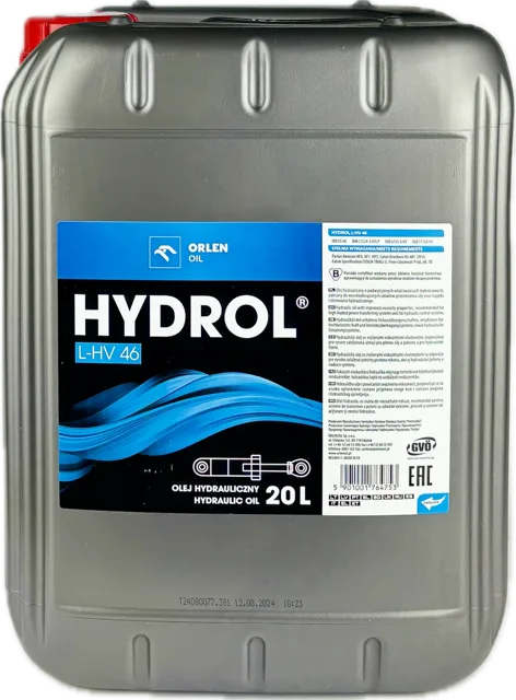 Olej Hydrauliczny Hydrol HV 46